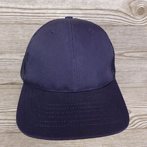 NWT CLASSIC CAPS CC NAVY BLUE PLAIN BLANK VENTED SNAPBACK HAT CAP NEW!